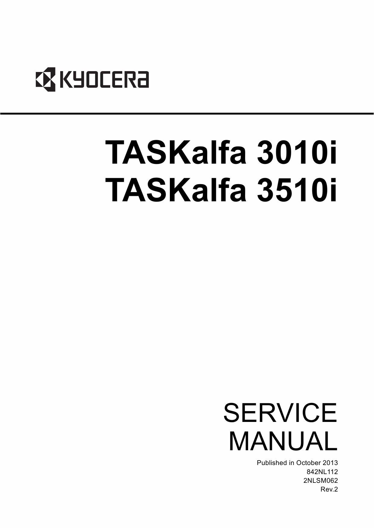 KYOCERA MFP TASKalfa-3010i 3510i Service Manual-1